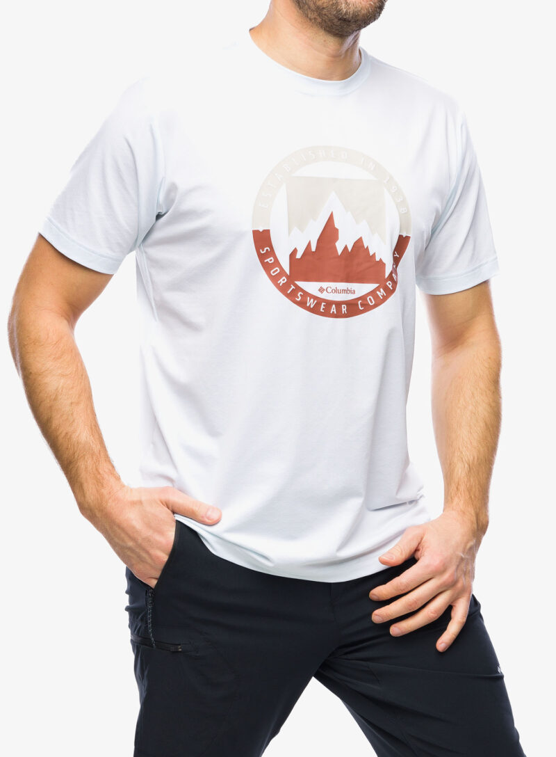 Cumpăra Tricou uscare rapida Columbia Ice Lake II SS Tee - white/boundless borders