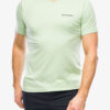 Tricou uscare rapida Columbia Kwick Hike Back Graphic S/S Tee - sage leaf heather/moonscape