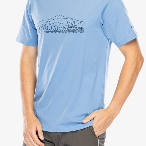 Cumpăra Tricou uscare rapida Columbia Legend Trail S/S Tee - skyler/pdx cityscape