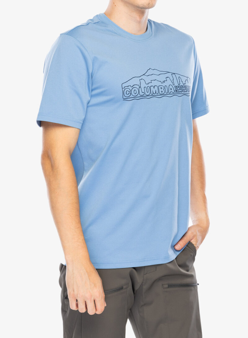 Tricou uscare rapida Columbia Legend Trail S/S Tee - skyler/pdx cityscape