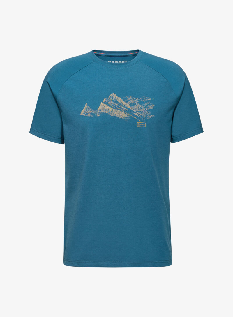 Original Tricou uscare rapida Mammut Mountain T-Shirt Finsteraarhorn - deep ice