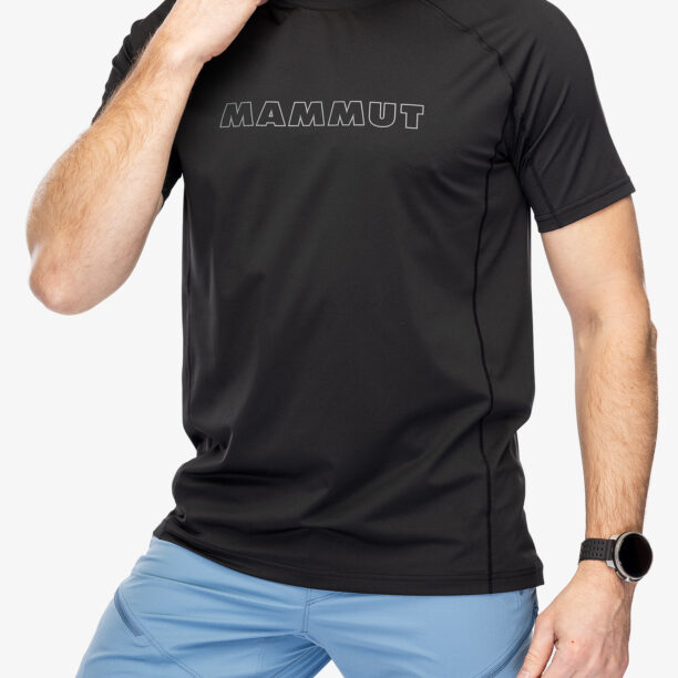 Tricou uscare rapida Mammut Selun FL Logo T-Shirt - black