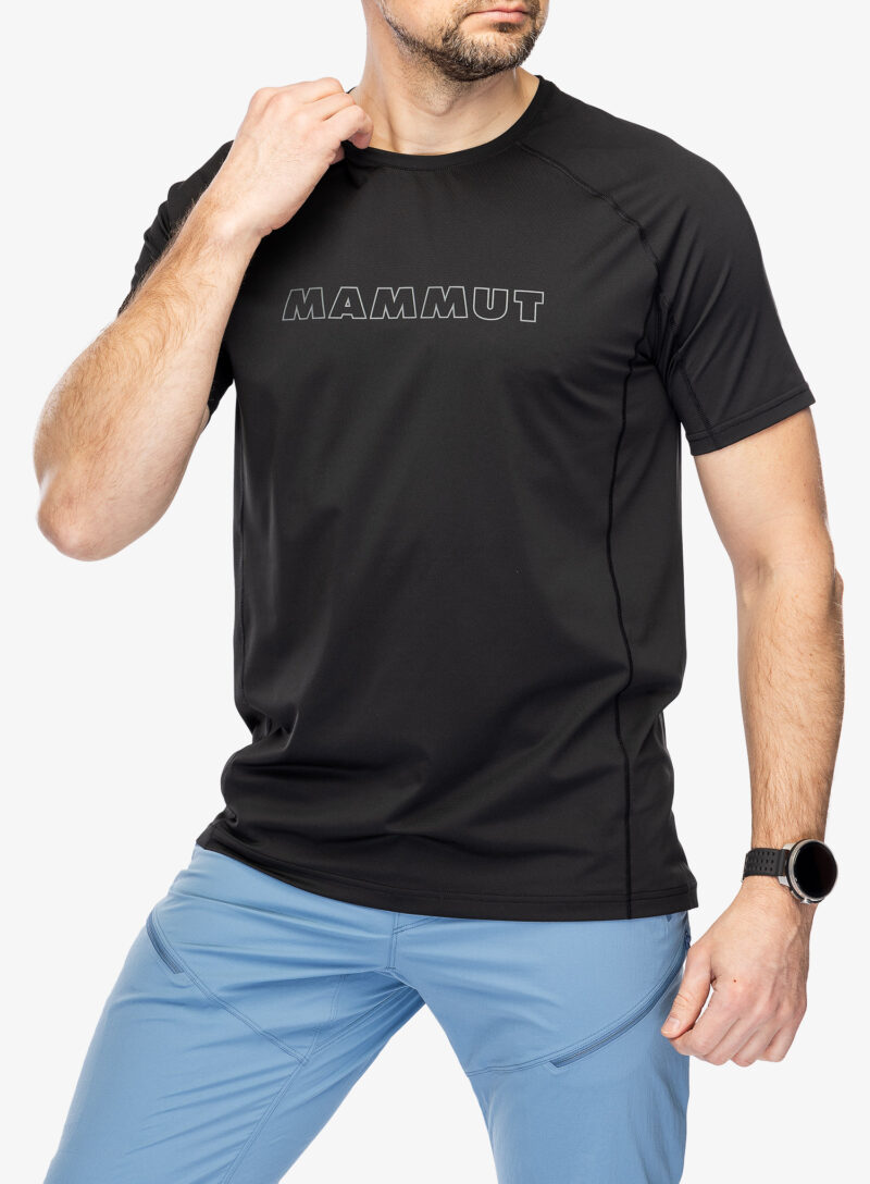 Tricou uscare rapida Mammut Selun FL Logo T-Shirt - black