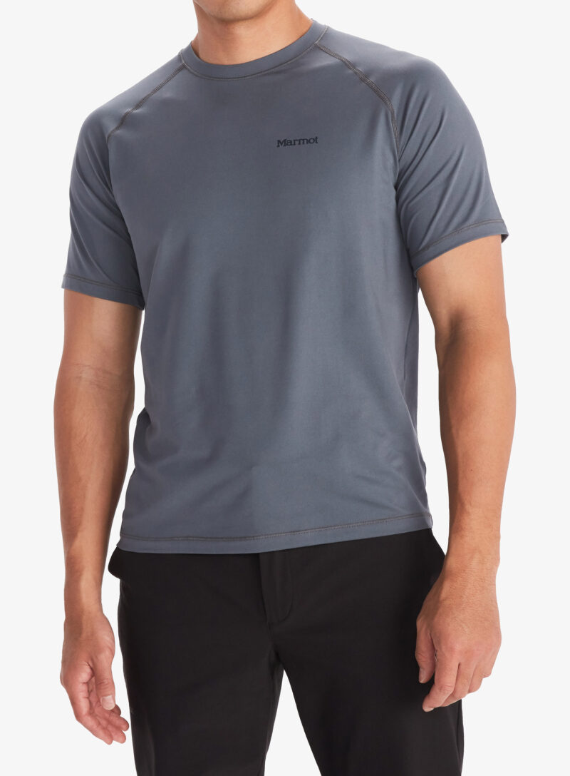 Tricou uscare rapida Marmot Windridge SS - steel onyx/onyx