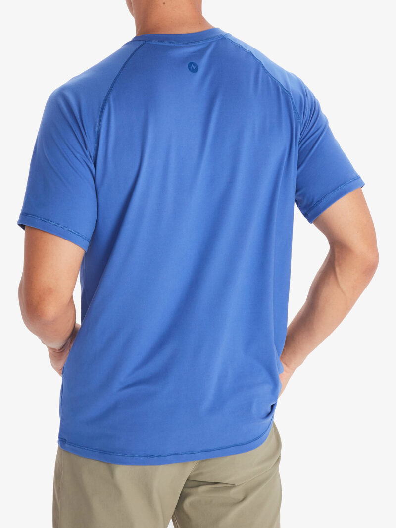 Tricou uscare rapida Marmot Windridge SS - trail blue preţ