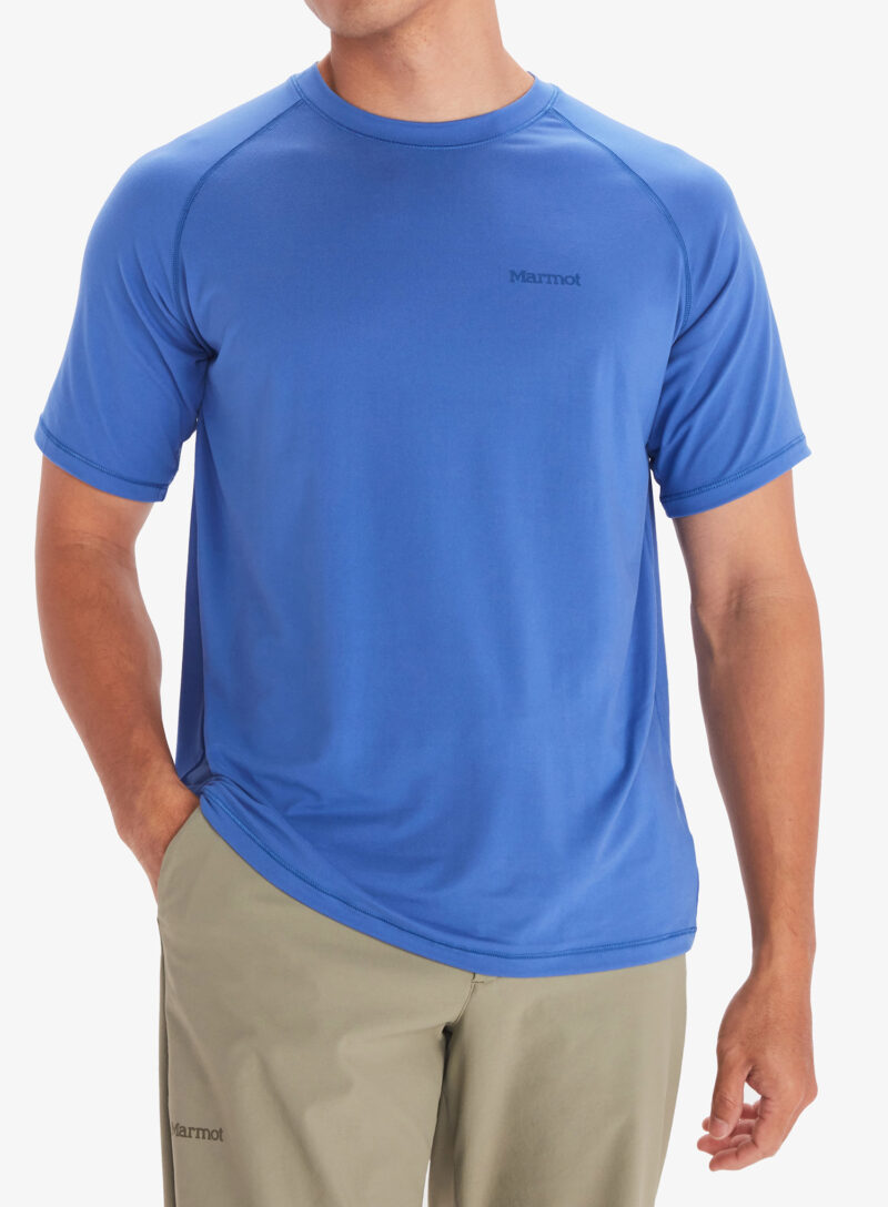 Tricou uscare rapida Marmot Windridge SS - trail blue