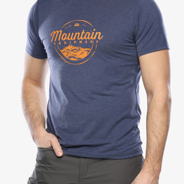 Cumpăra Tricou uscare rapida Mountain Equipment Headpoint Script Tee - medieval blue