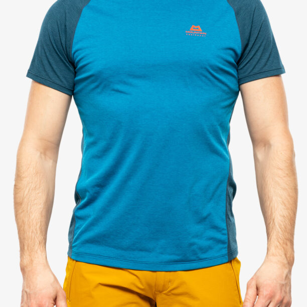 Tricou uscare rapida Mountain Equipment Nava Crew - mykonos/majolica