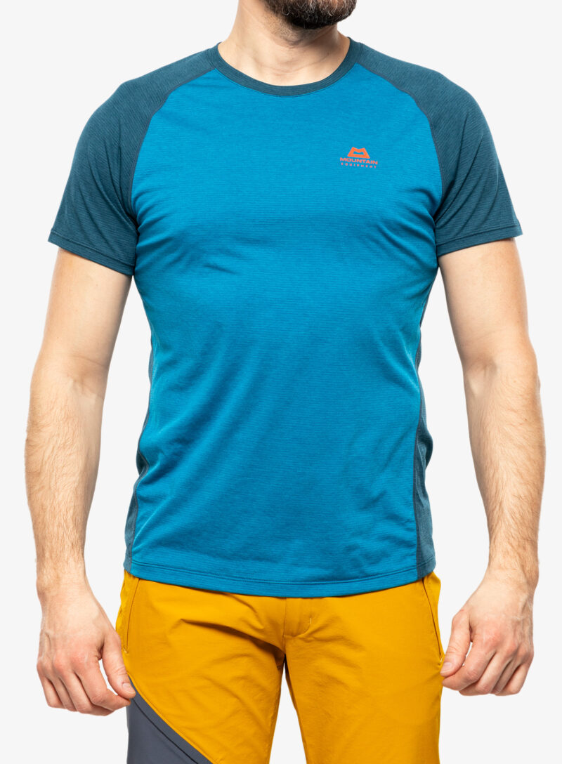 Tricou uscare rapida Mountain Equipment Nava Crew - mykonos/majolica