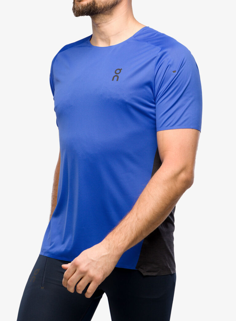 Tricou uscare rapida On Running Performance T - cobalt/black