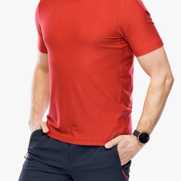 Cumpăra Tricou uscare rapida Royal Robbins Amp Lite Tee - brick red htr