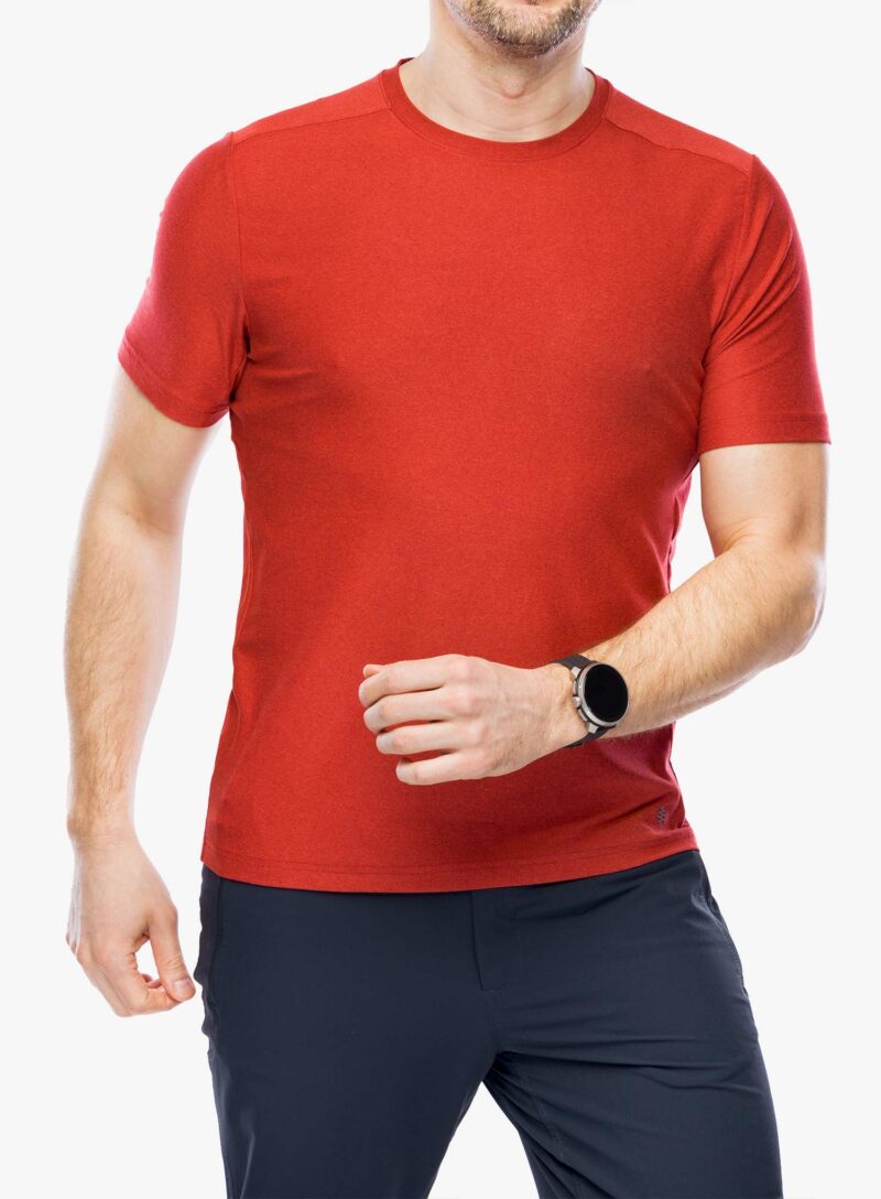 Tricou uscare rapida Royal Robbins Amp Lite Tee - brick red htr