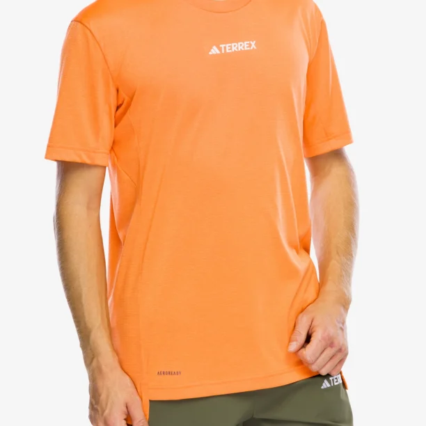 Cumpăra Tricou uscare rapida adidas TERREX Multi Tee - semi impact orange