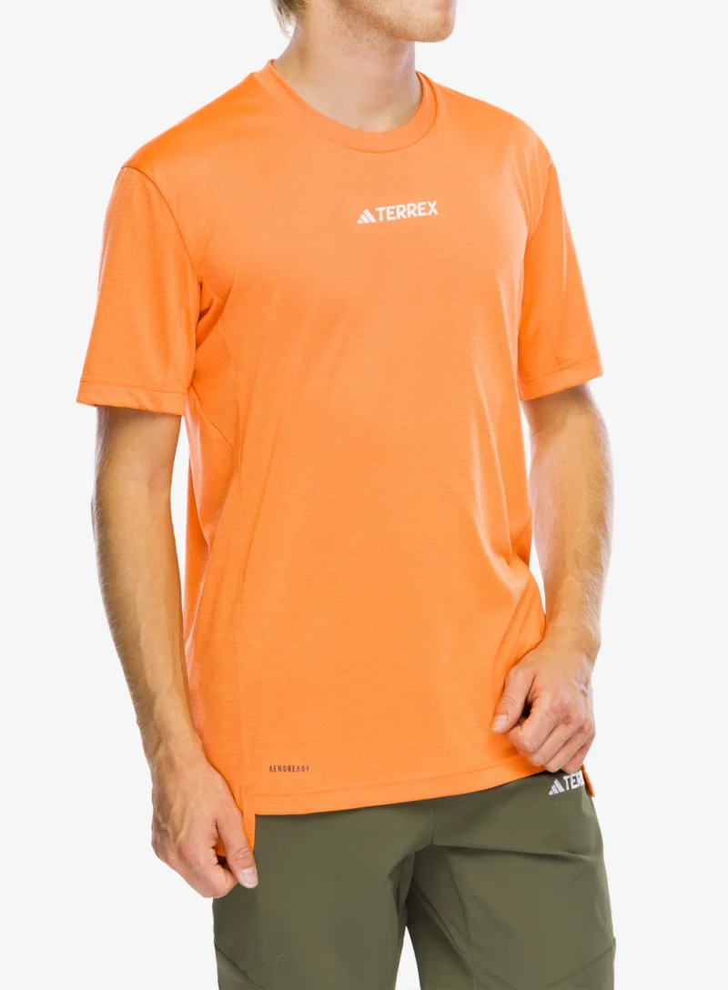 Cumpăra Tricou uscare rapida adidas TERREX Multi Tee - semi impact orange