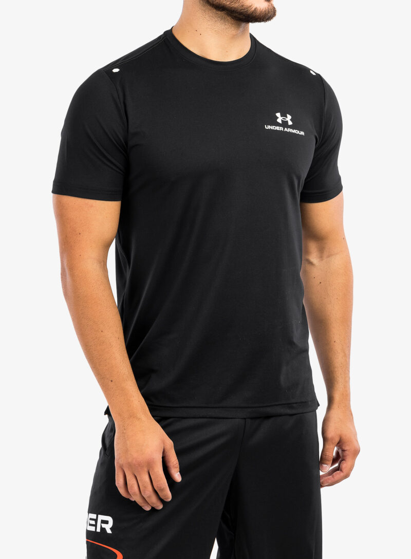 Tricou uscare rapida barbati Under Armour Rush Energy SS - black/white