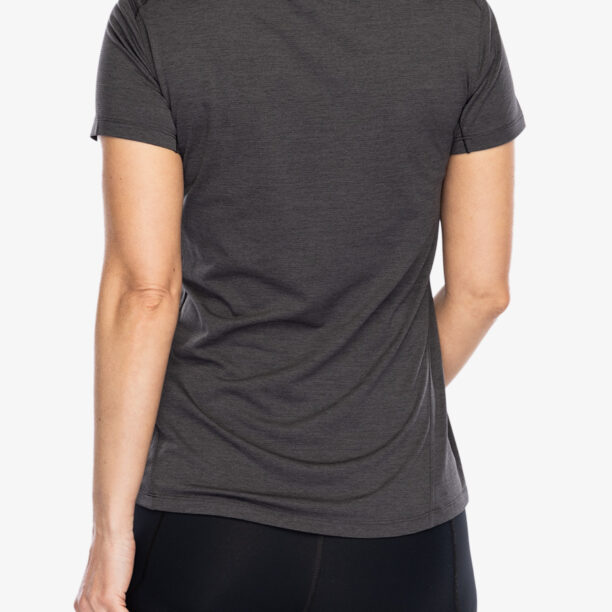 Tricou uscare rapida femei Arcteryx Taema Crew Neck SS - black heather preţ