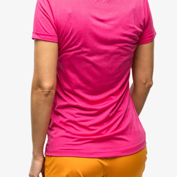 Tricou uscare rapida femei Haglofs Ridge Hike Tee - ultra pink preţ