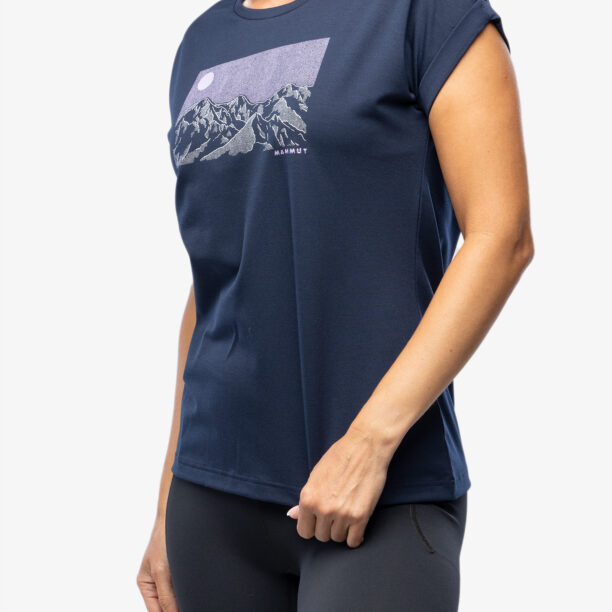 Cumpăra Tricou uscare rapida femei Mammut Mountain T-Shirt Trilogy - marine