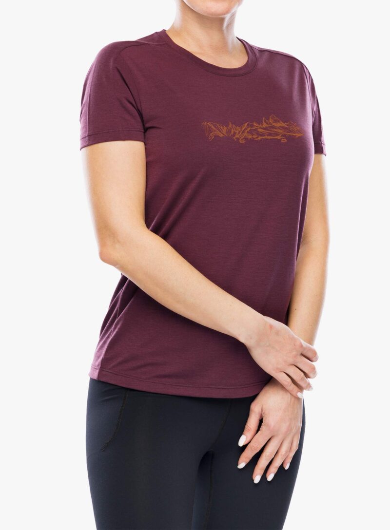 Cumpăra Tricou uscare rapida femei Mountain Equipment Headpoint Skyline Tee - raisin