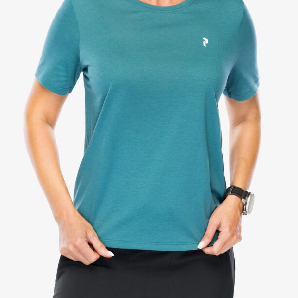 Tricou uscare rapida femei Peak Performance Explore Graphic Tee - hydro fresh