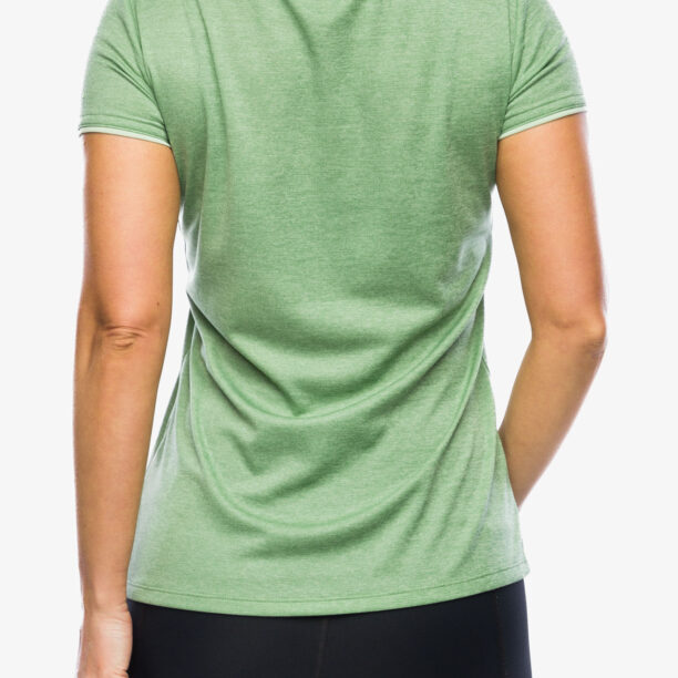 Tricou uscare rapida femei Vaude Essential T-Shirt - willow green preţ