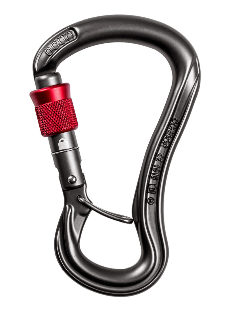 Cumpăra Trusă de asigurare Ocun Belay Set Condor Hurry - anthracite/red