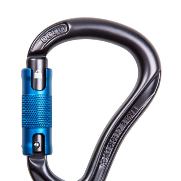 Cumpăra Trusă de asigurare Ocun Belay Set Eagle Triple Hurry - anthracite/blue