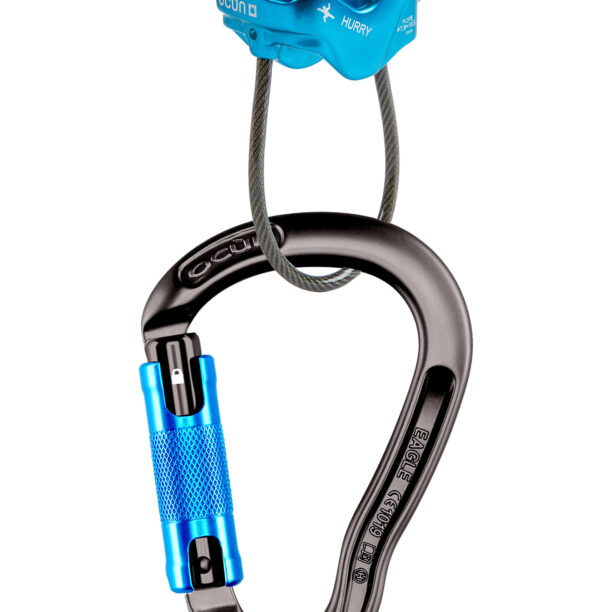 Trusă de asigurare Ocun Belay Set Eagle Triple Hurry - anthracite/blue