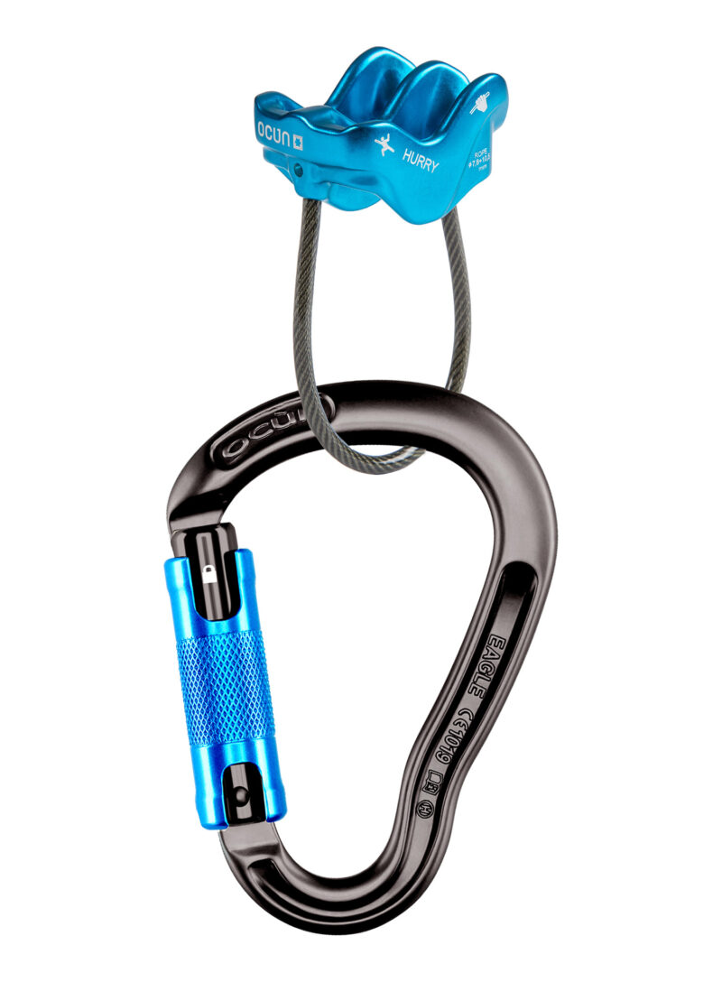 Trusă de asigurare Ocun Belay Set Eagle Triple Hurry - anthracite/blue