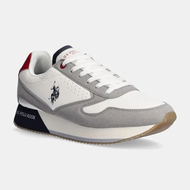 U.S. Polo Assn. sneakers NOBIL culoarea alb