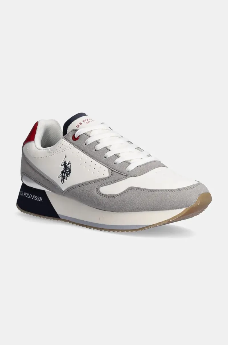 U.S. Polo Assn. sneakers NOBIL culoarea alb