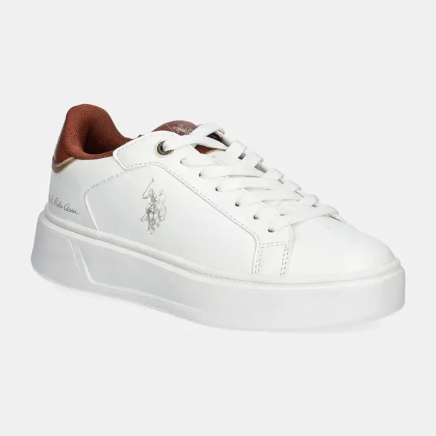 U.S. Polo Assn. sneakers YVONNE culoarea alb