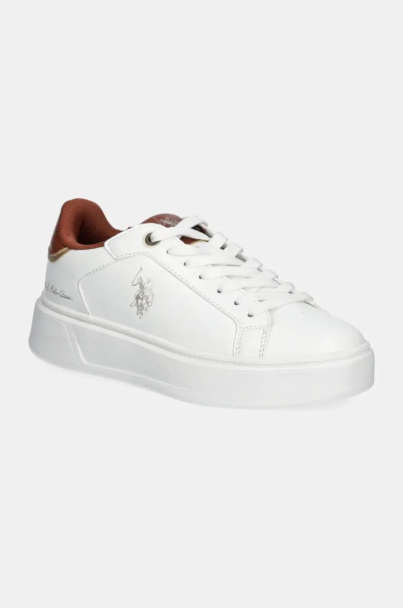 U.S. Polo Assn. sneakers YVONNE culoarea alb