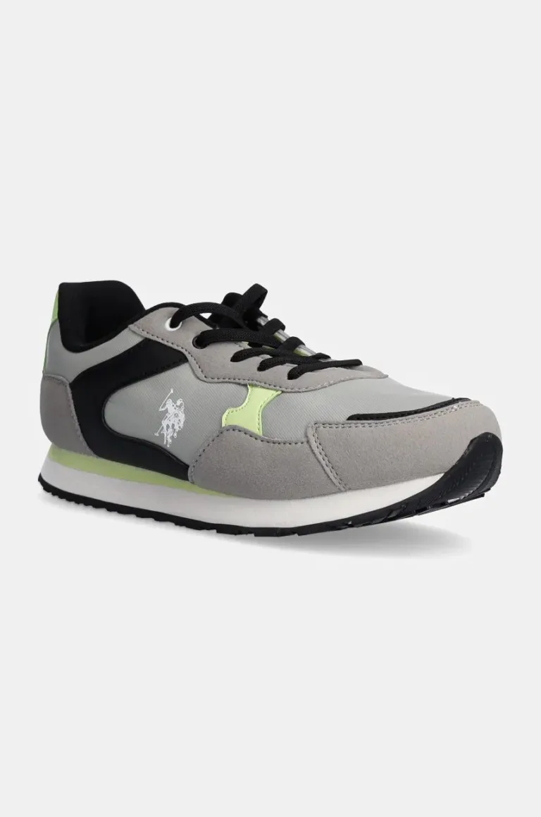 U.S. Polo Assn. sneakers pentru copii NOBIK015K/DNH1 culoarea gri