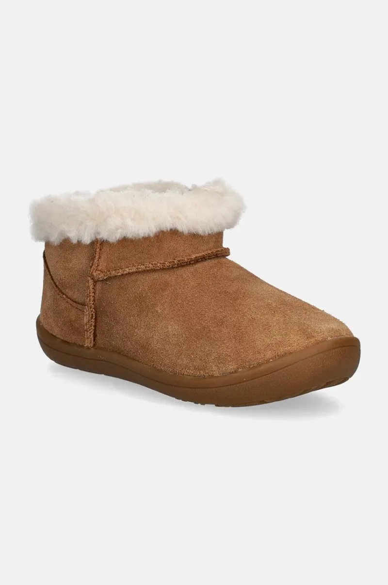 UGG cizme de iarna pentru copii KINSEY culoarea maro