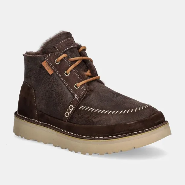 UGG pantofi din nubuc Neumel Crafted Regenerate culoarea maro