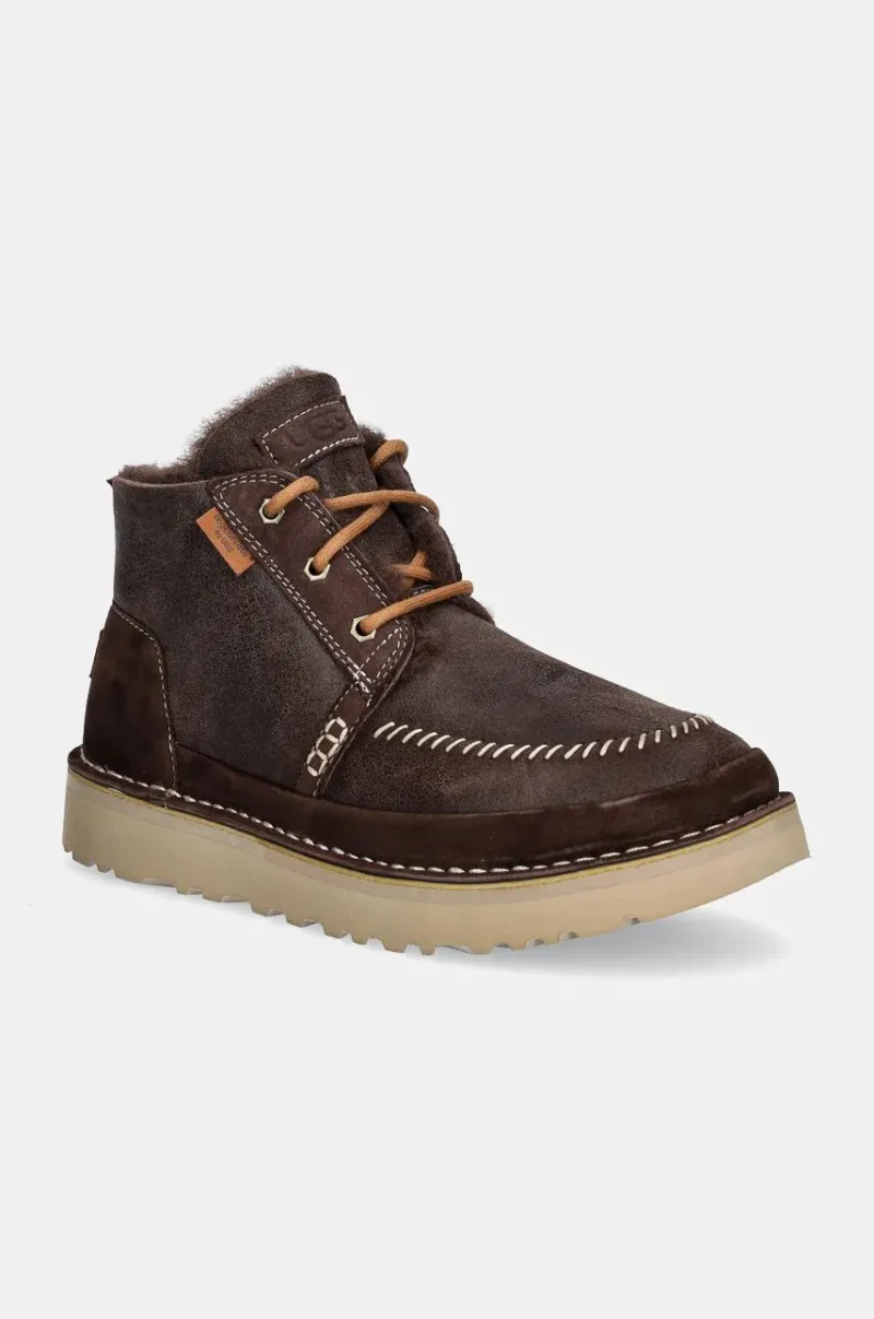 UGG pantofi din nubuc Neumel Crafted Regenerate culoarea maro