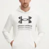 Under Armour hanorac de antrenament Rival culoarea alb