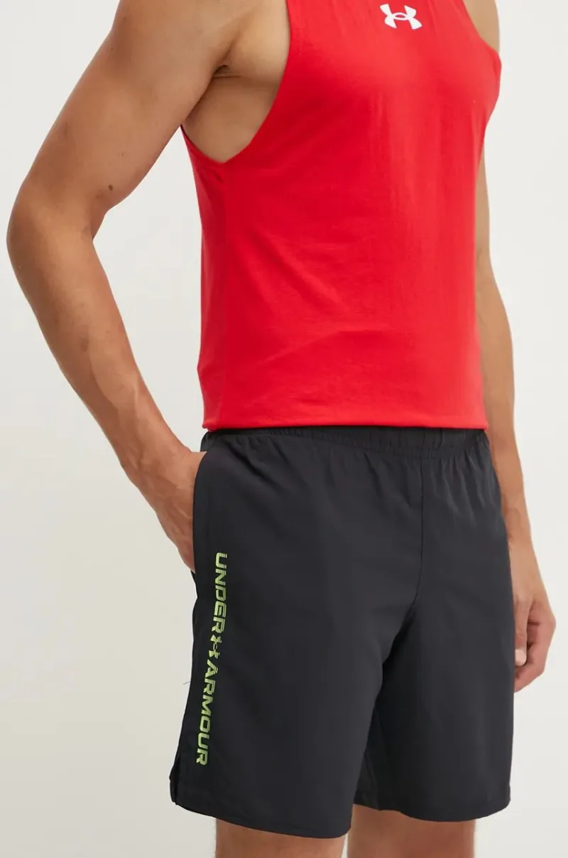 Under Armour pantaloni scurți de antrenament Tech culoarea negru