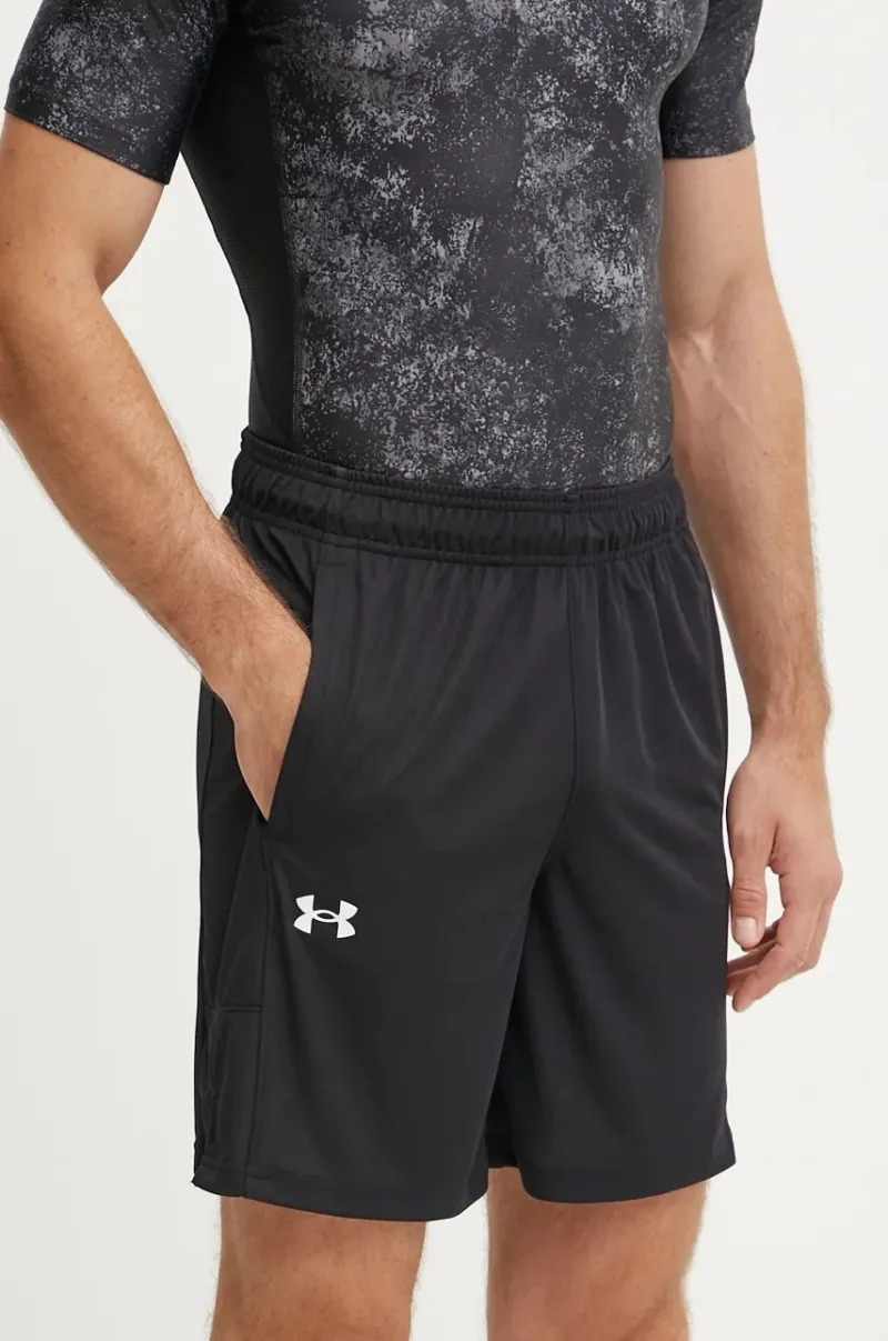 Under Armour pantaloni scurți de antrenament Zone 7 culoarea negru