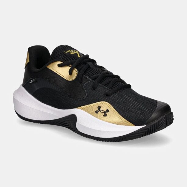 Under Armour pantofi de basketball Lockdown 7 Low culoarea negru