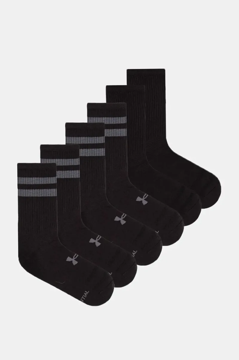 Under Armour sosete 6-pack culoarea negru