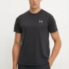 Under Armour tricou de alergare Launch Camo culoarea negru