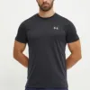 Under Armour tricou de alergare Launch culoarea negru