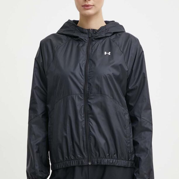 Under Armour windbreaker Rival culoarea negru