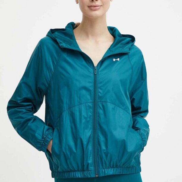 Under Armour windbreaker Rival culoarea verde