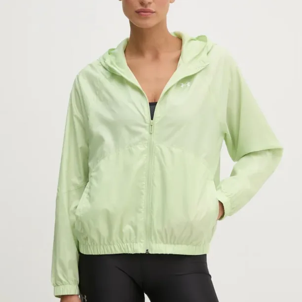 Under Armour windbreaker Rival culoarea verde