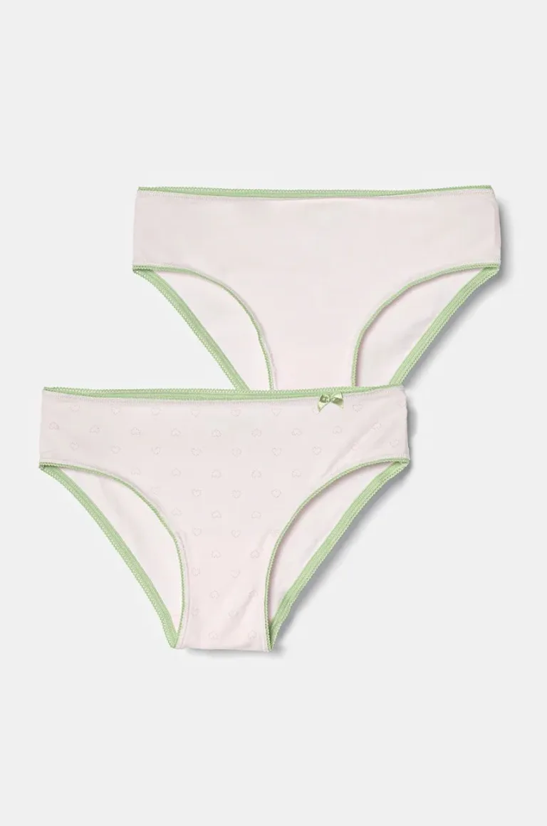 United Colors of Benetton chiloti copii 2-pack culoarea roz