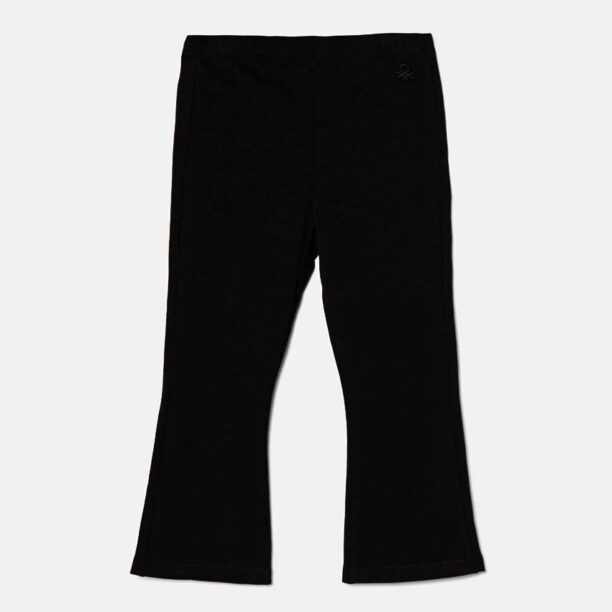 United Colors of Benetton leggins copii culoarea negru