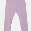 United Colors of Benetton leggins copii culoarea violet